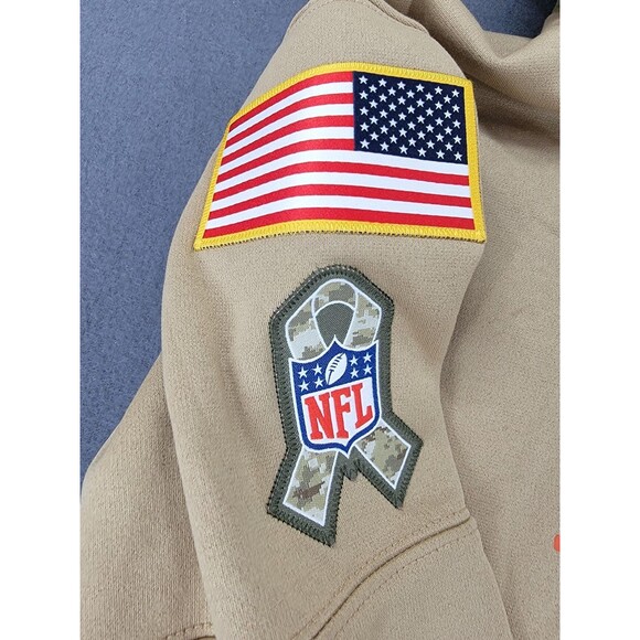 Chicago Bears Hoodie Mens Medium Salute to Service Nike NFL Dri-FIT On-Field Cam - Picture 3 of 13